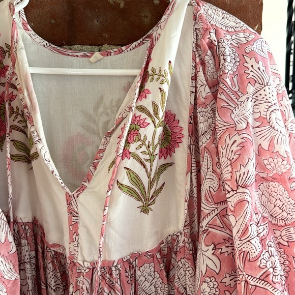 Block print midi dress - Picture 2 of 4